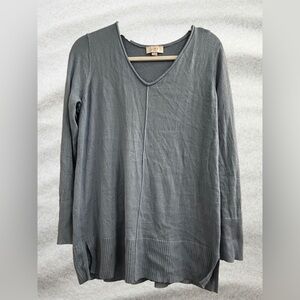 LOFT Blue V-Neck Sweater